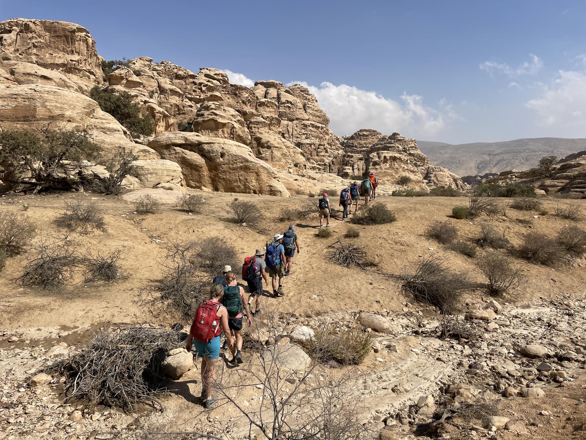 hiking tours and adventure tours in Jordan (Hiking Dana - Petra Little Petra - Wadi Rum and Jordan Tours)